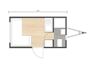 Mo.5 450L Tiny House | Mooble House  | Mobil Ev | Tekerlekli Ev