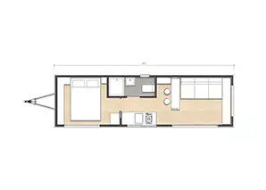 Mo.3 850 Tiny House | Mooble House | Mobile Home | Wheelhouse